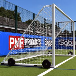 Mini Soccer Academy Self-Weighted Portable Goal - (16ft x 6ft) - PAIR