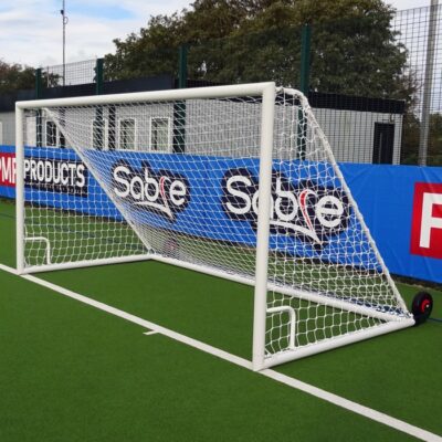 Mini Soccer Academy Self Weighted Rollaway Goal (16ft x 6ft) – PAIR - Image 7