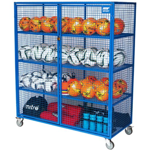 Lockable Ball Cabinet - Blue - Image 3